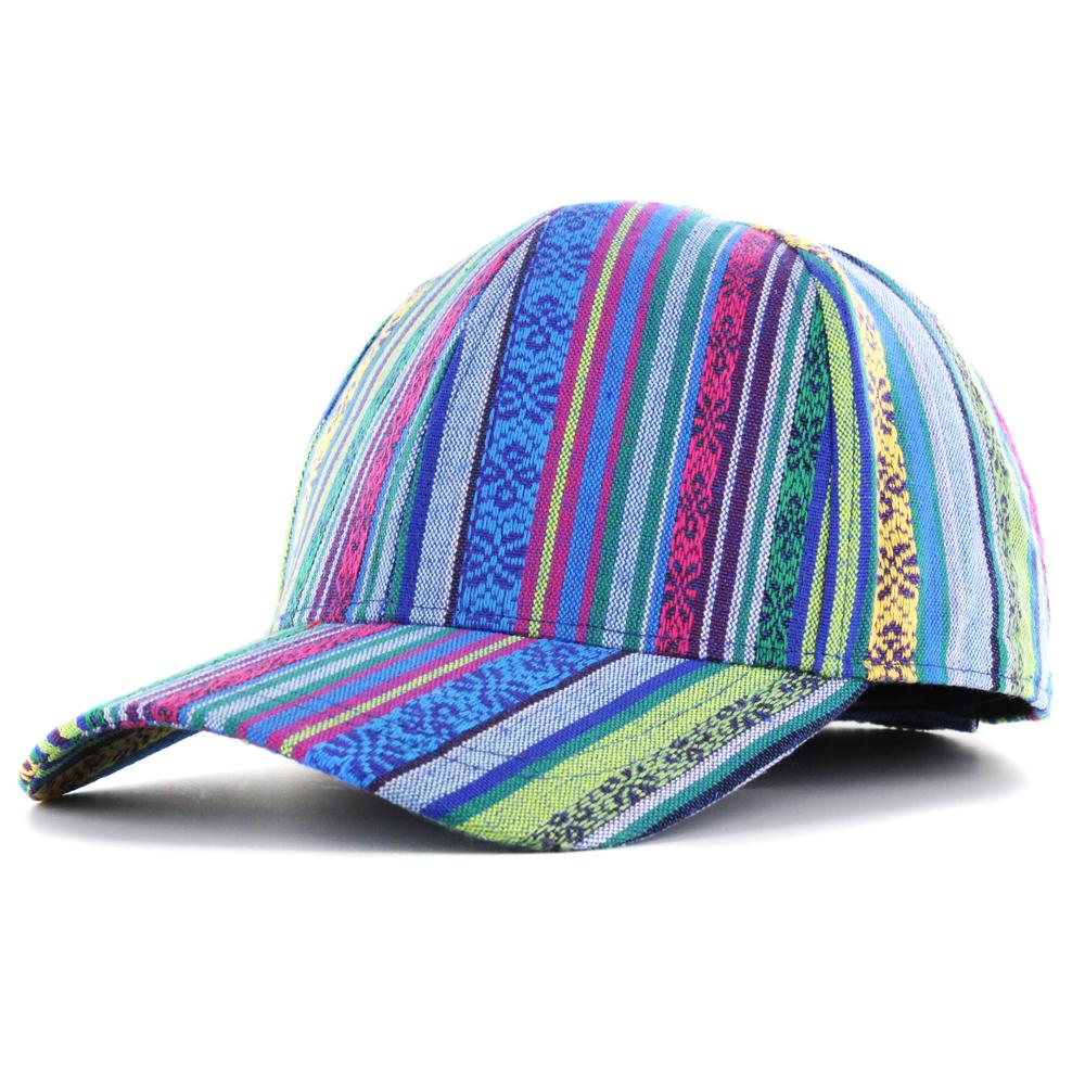 Aztec strapback cap multi/blue - Shop-Tetuan