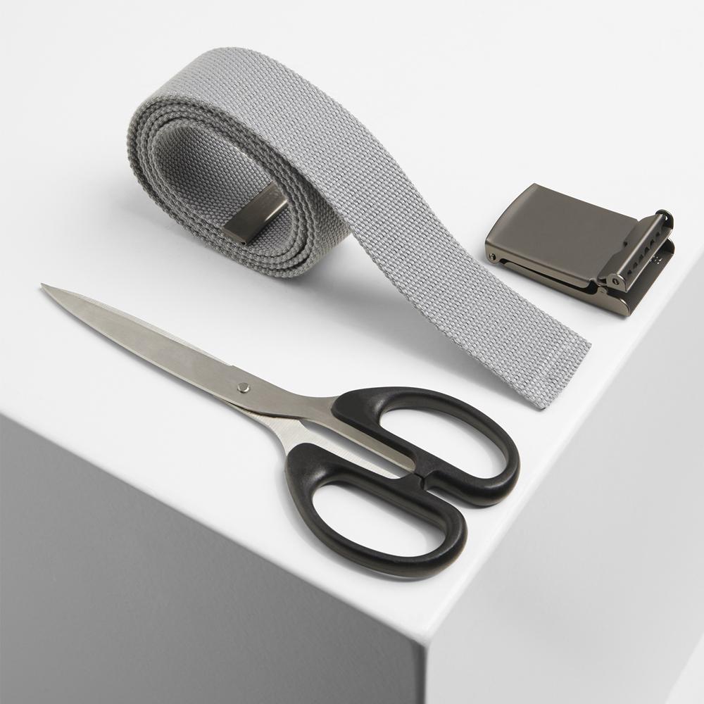 Urban Classics Canvas Belts grey - Shop-Tetuan