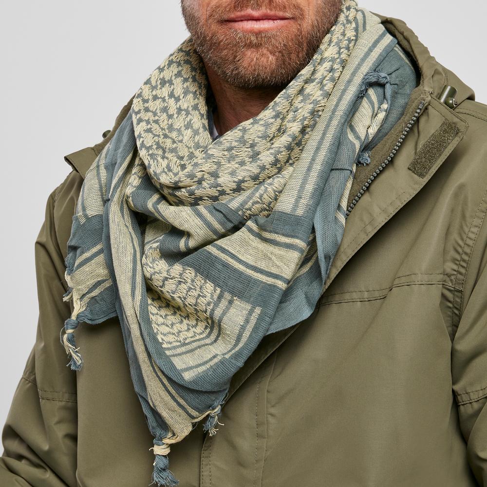 Brandit Shemag scarf petrol/khaki - Shop-Tetuan