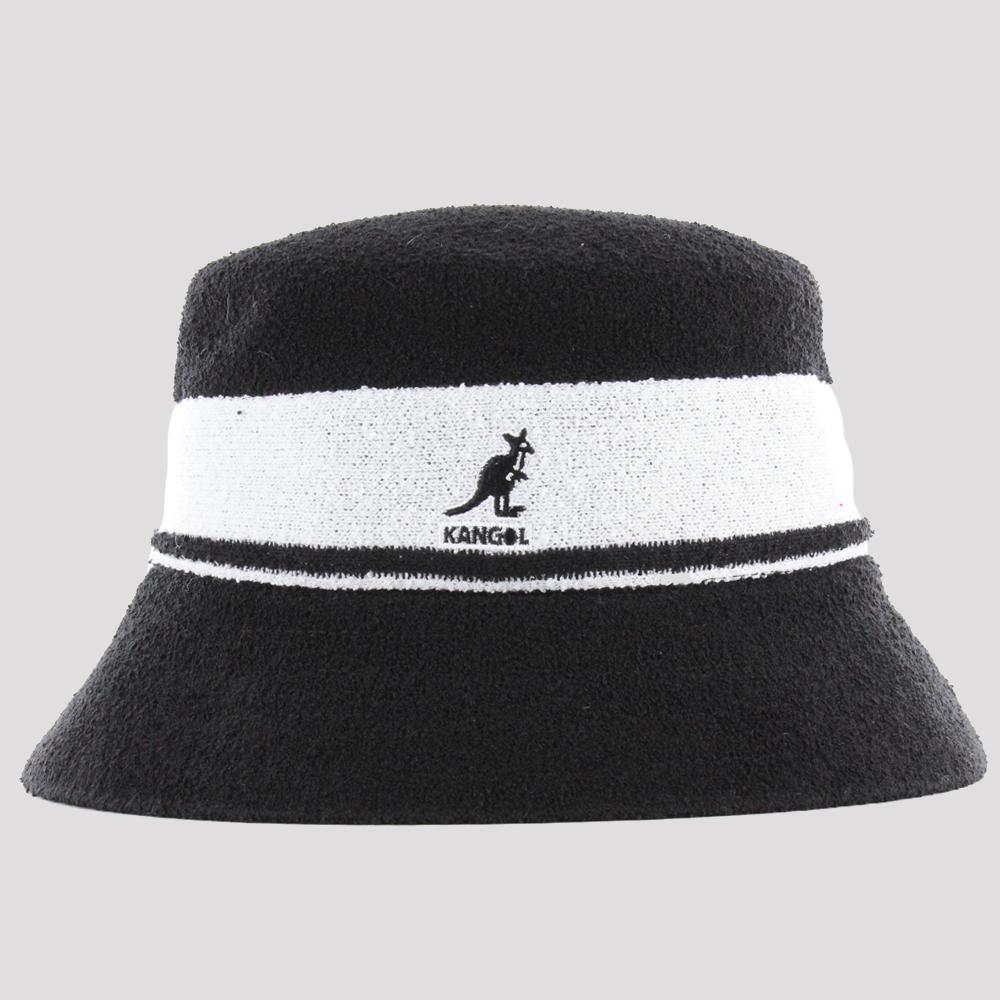 Kangol Bermuda Stripe Bucket black - Shop-Tetuan