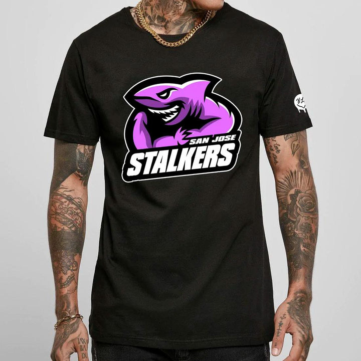 Naughty League San Jose Stalkers Logo tee black - Shop-Tetuan