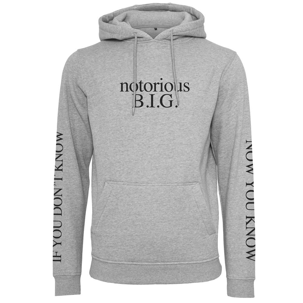 Merchcode Notorious Big You Don't Know hoody grey - Shop-Tetuan