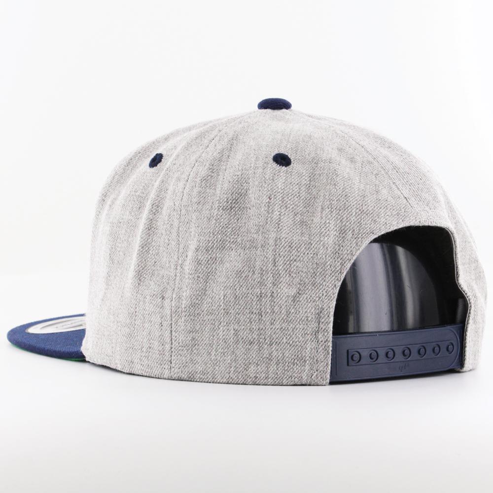 The Classics Yupoong snapback heather/navy - Shop-Tetuan