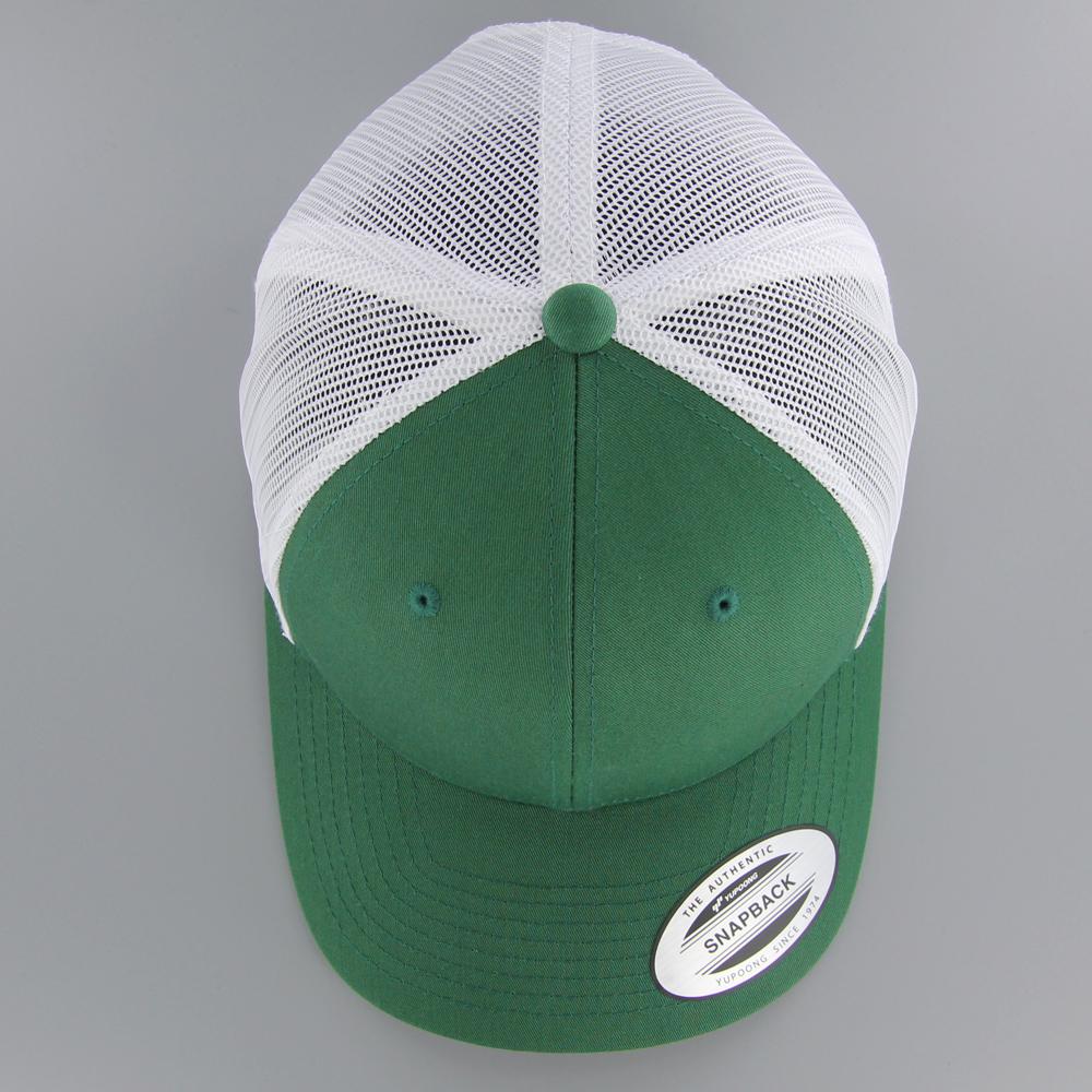 The Classics Yupoong Retro trucker 2-tone cap evergreen/white - Shop-Tetuan