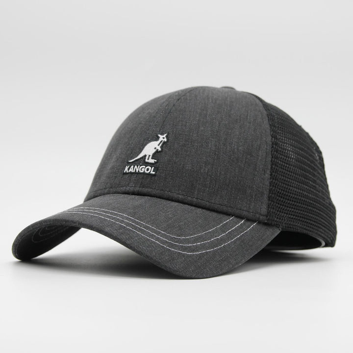 Kangol Distressed Cotton Mesh BB black - Shop-Tetuan