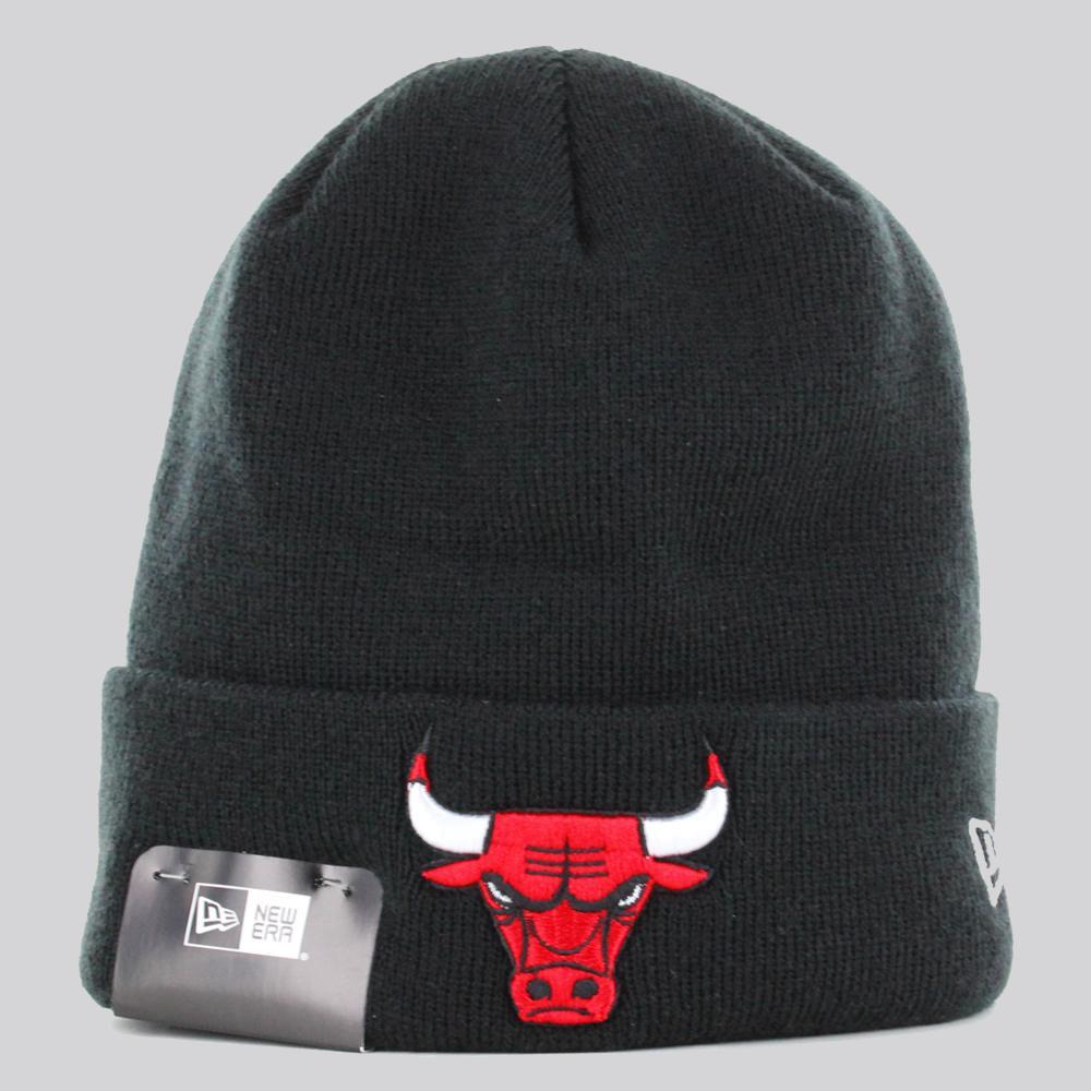 New Era Essential Cuff Knit C Bulls black - Shop-Tetuan