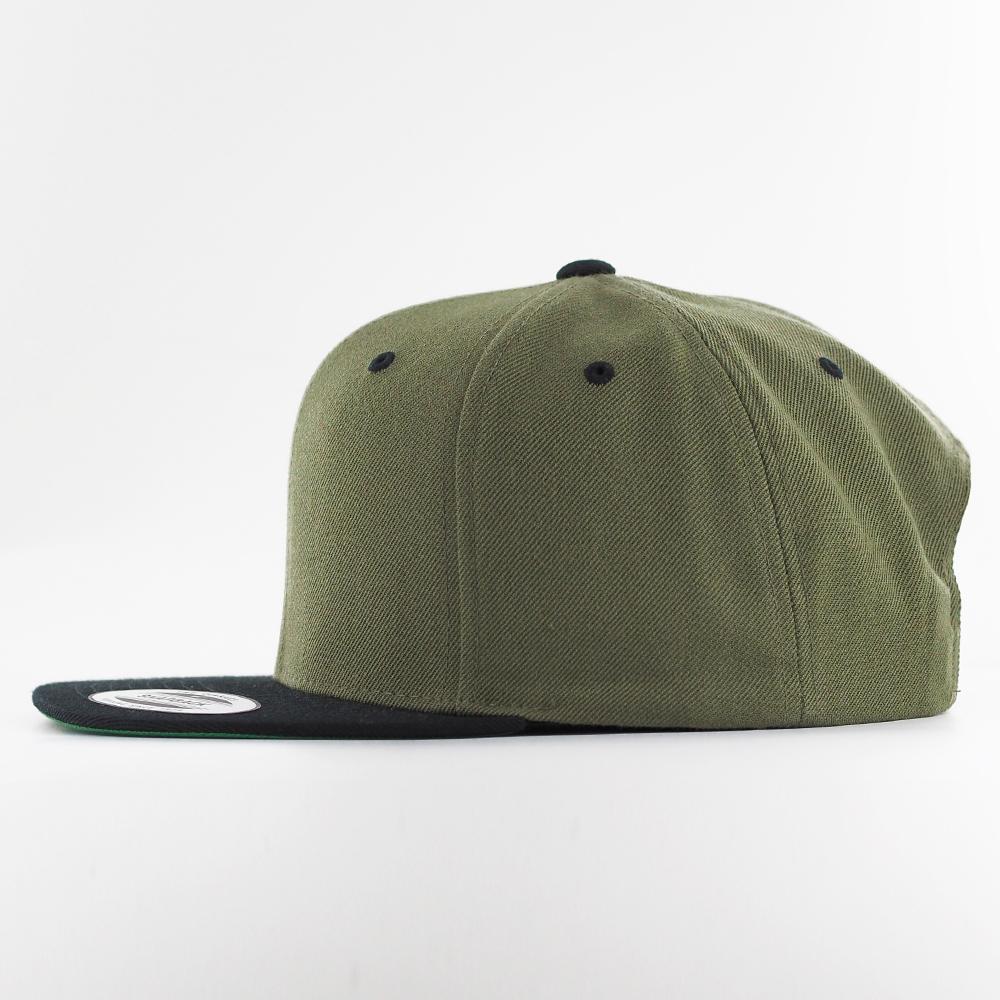 The Classics Yupoong snapback olive/black - Shop-Tetuan