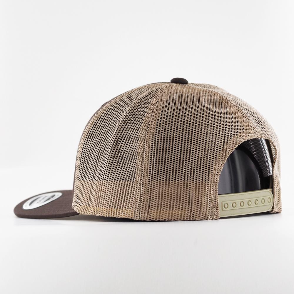 The Classics Yupoong Retro trucker 2-tone cap brn/khaki - Shop-Tetuan