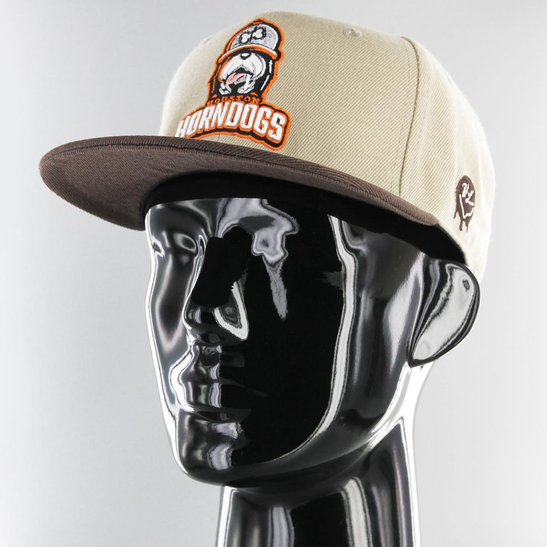 Naughty League Houston Horndogs snapback khaki/brown - Shop-Tetuan