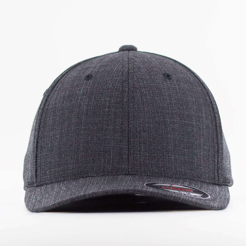 Flexfit cap fine melange black - Shop-Tetuan