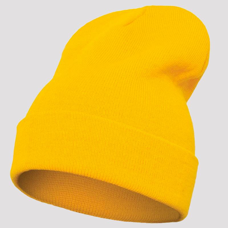 Yupoong heavyweight long beanie gold - Shop-Tetuan