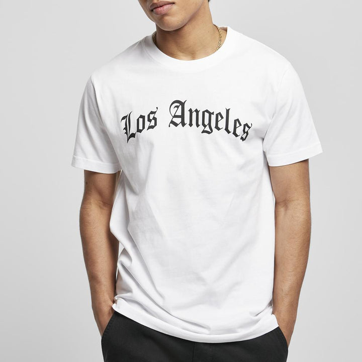 Mister Los Angeles Wording tee white - Shop-Tetuan