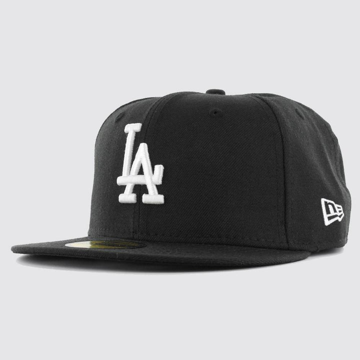 New Era Essential 59Fifty LA Dodgers black/white - Shop-Tetuan