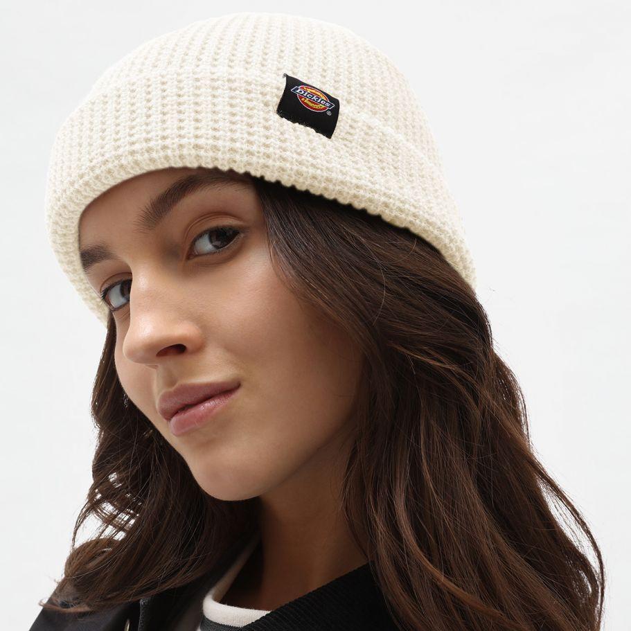 Dickies Woodworth Waffle beanie ecru - Shop-Tetuan