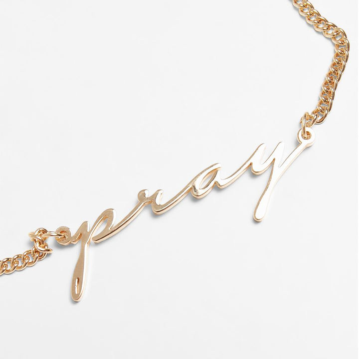 Mister Pray Necklace gold - Shop-Tetuan