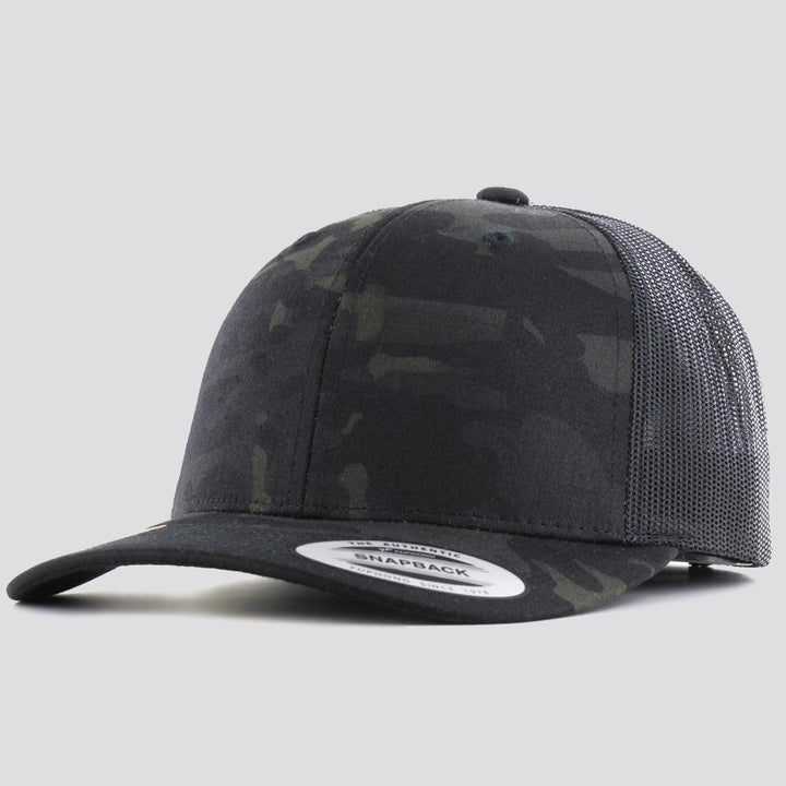 The Classics Yupoong Retro trucker cap black multicam - Shop-Tetuan