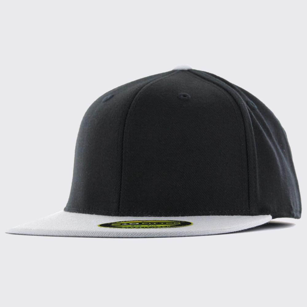 Premium 210 fitted cap 2-tone blk/gry - Shop-Tetuan