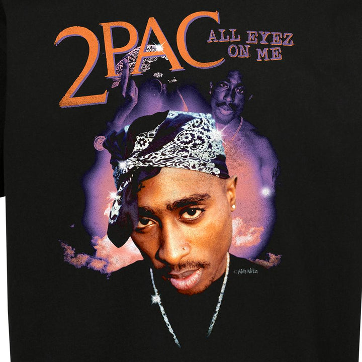 Mister Tupac All Eyez On Me Anniversary Oversize Tee black - Shop-Tetuan