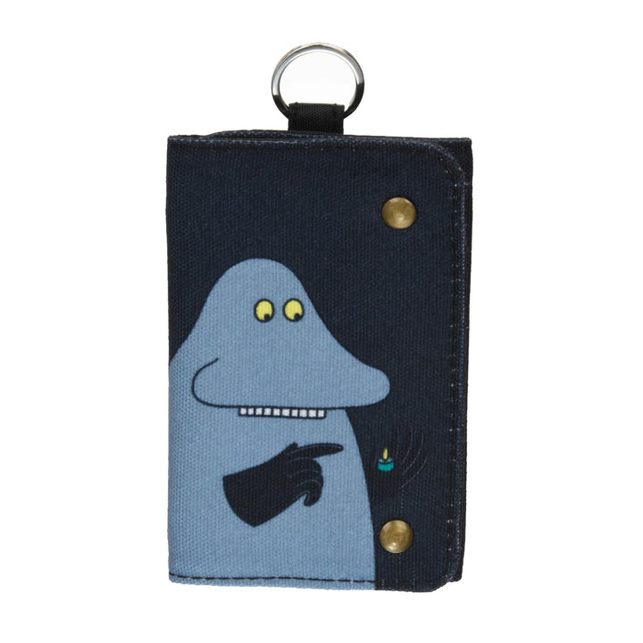 Moomin Mörkö Iltakävelyllä Wallet Canvas black - Shop-Tetuan