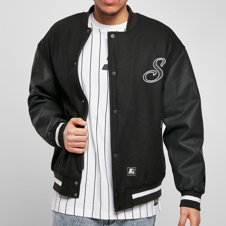 Starter Script College Jacket black - Shop-Tetuan