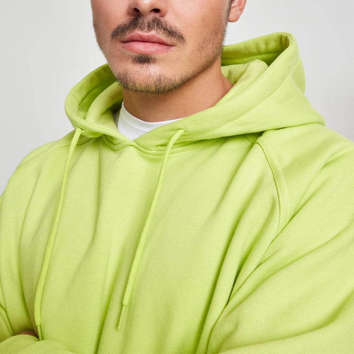 Urban Classics blank hoody frozen yellow - Shop-Tetuan