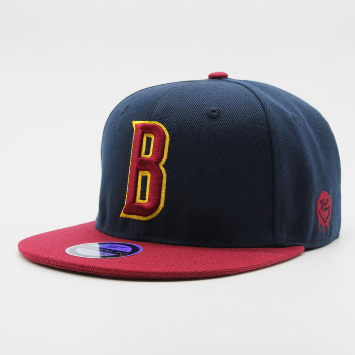 Naughty League Boston Beaver Hunters Letter Logo snapback navy/mar - Shop-Tetuan