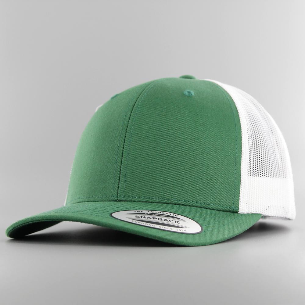 The Classics Yupoong Retro trucker 2-tone cap evergreen/white - Shop-Tetuan