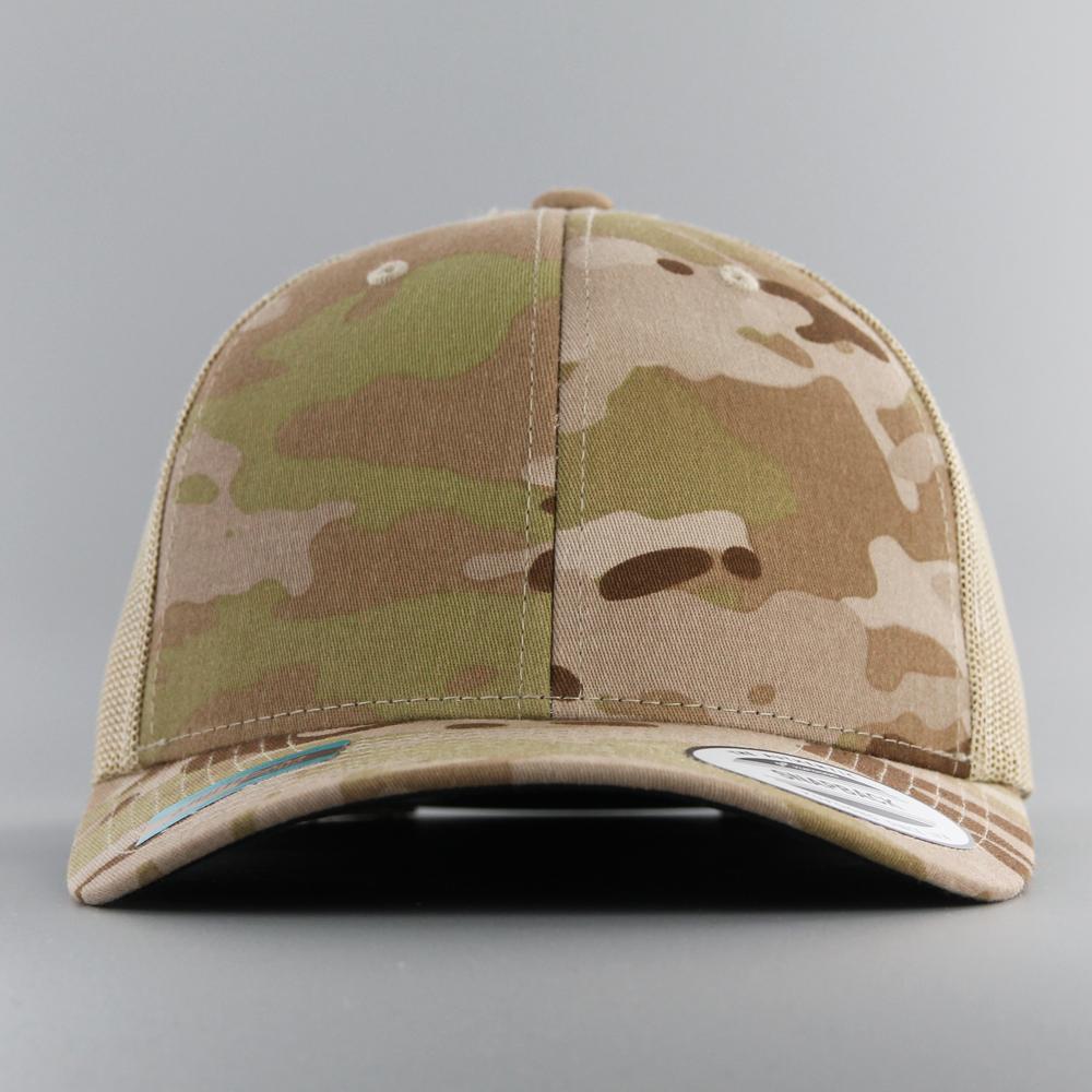 The Classics Yupoong Retro trucker cap multicam arid/tan - Shop-Tetuan