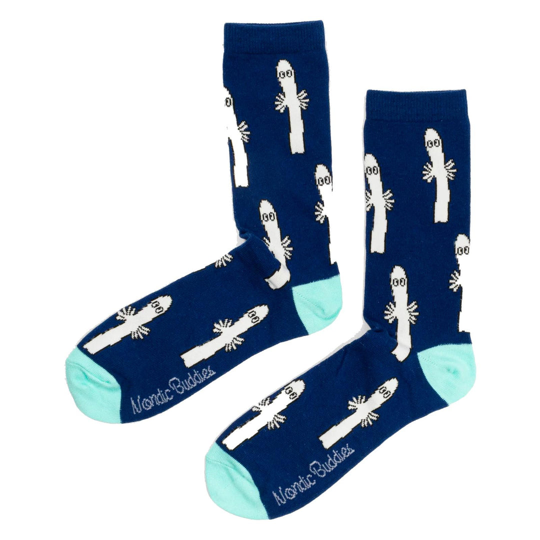 Moomin Hattivatit socks blue - Shop-Tetuan