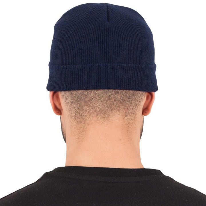 Yupoong heavyweight beanie navy - Shop-Tetuan