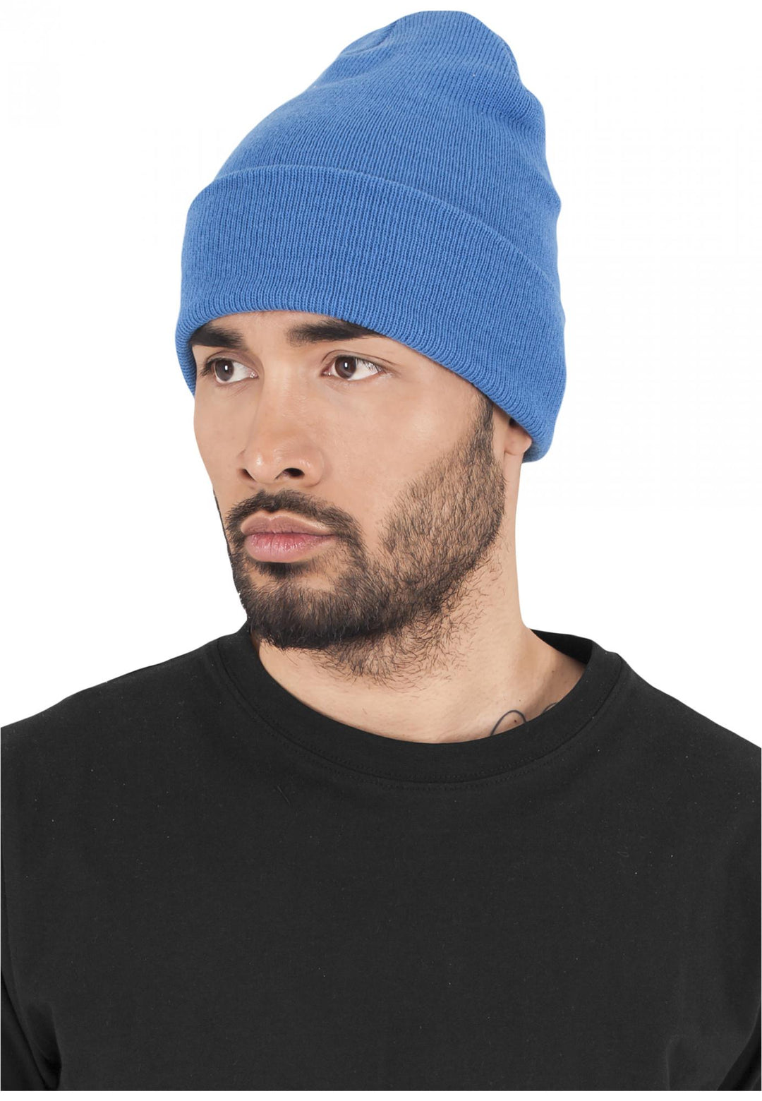 Yupoong heavyweight long beanie cl blue - Shop-Tetuan