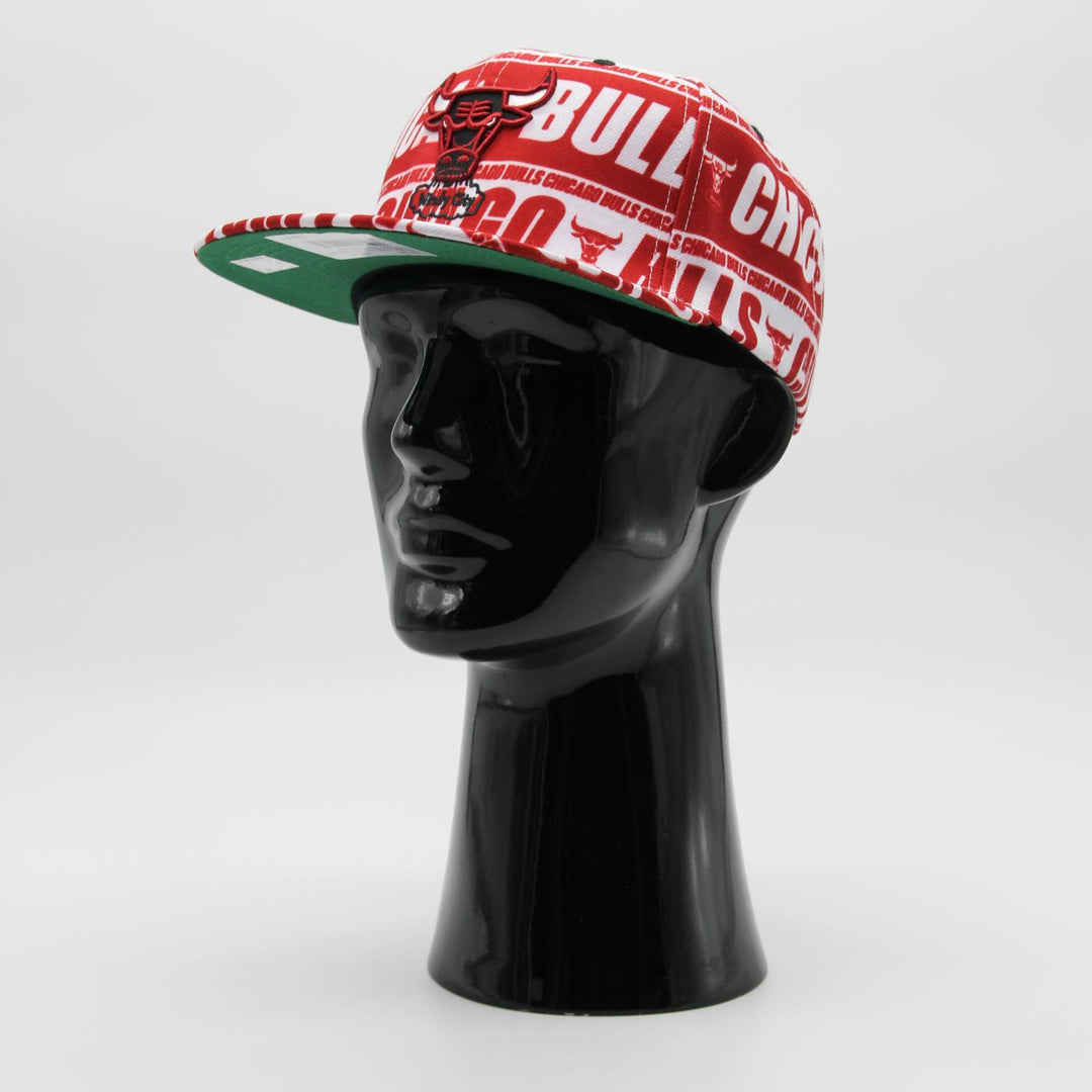 Mitchell & Ness NBA Meat Paper snapback HWC C Bulls maroon - Shop-Tetuan