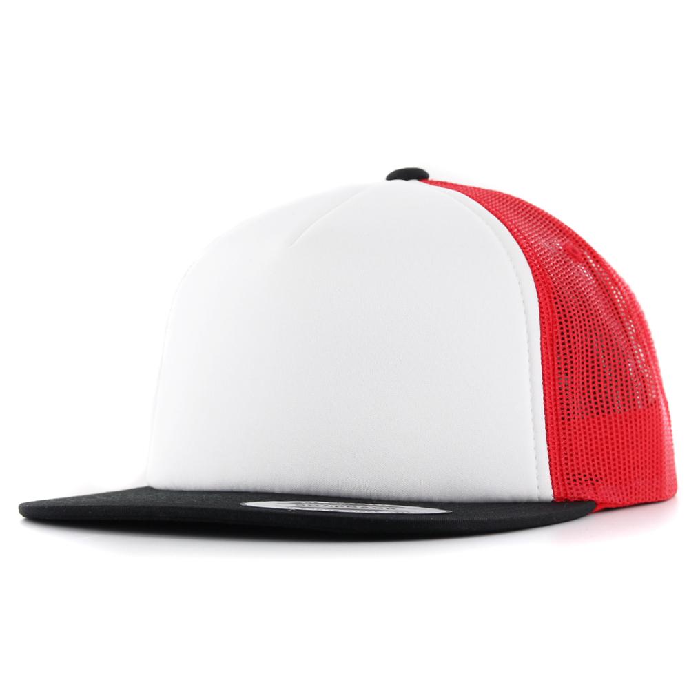 The Classics Yupoong foam trucker blk/wht/red - Shop-Tetuan