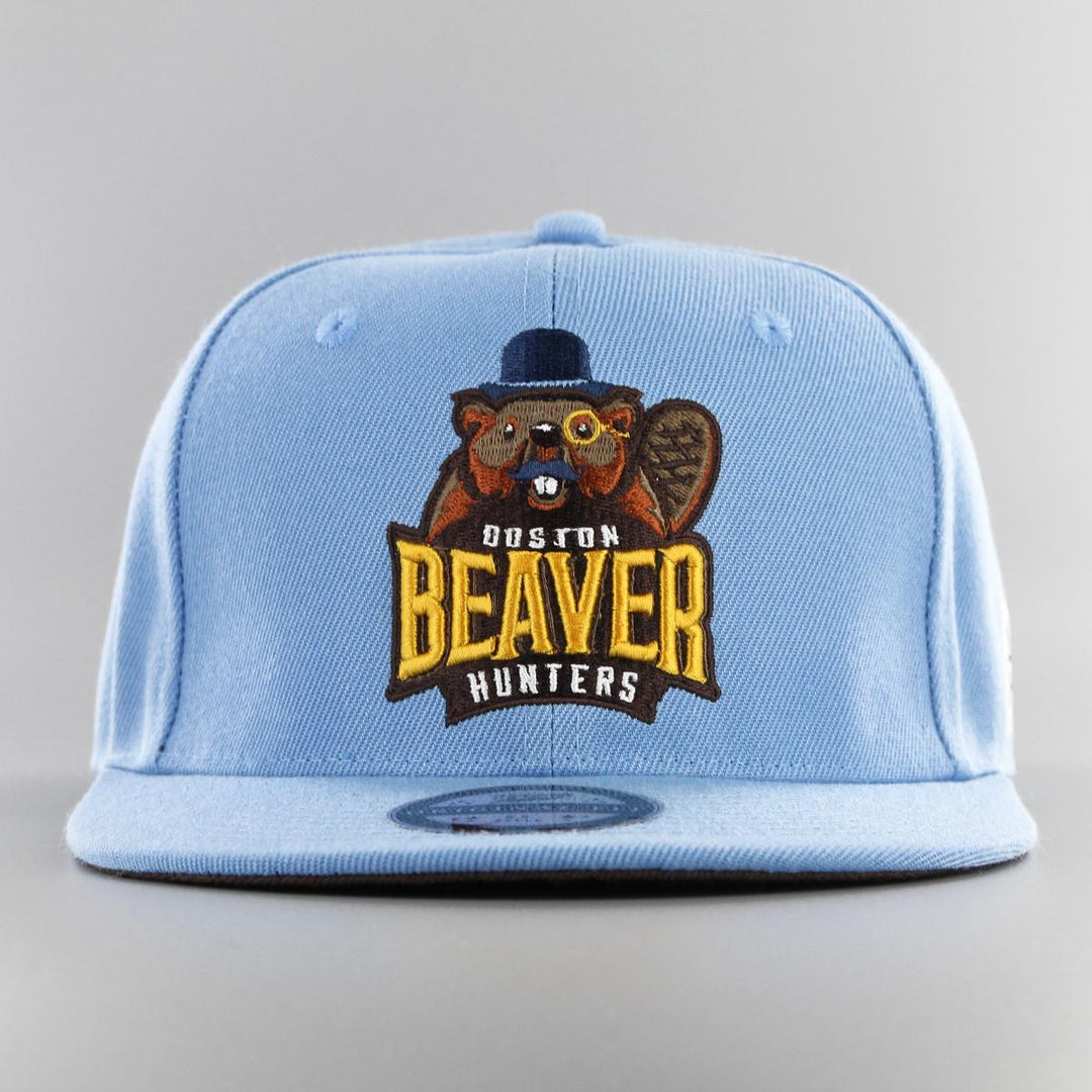 Naughty League Boston Beaver Hunters snapback baby blue - Shop-Tetuan