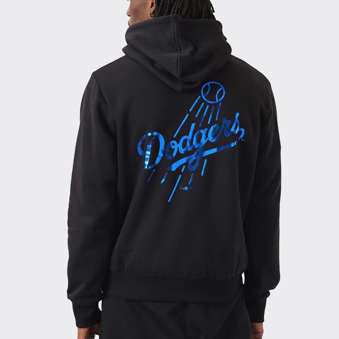 New Era MLB Foil BP Hoody LA Dodgers blkxbl - Shop-Tetuan