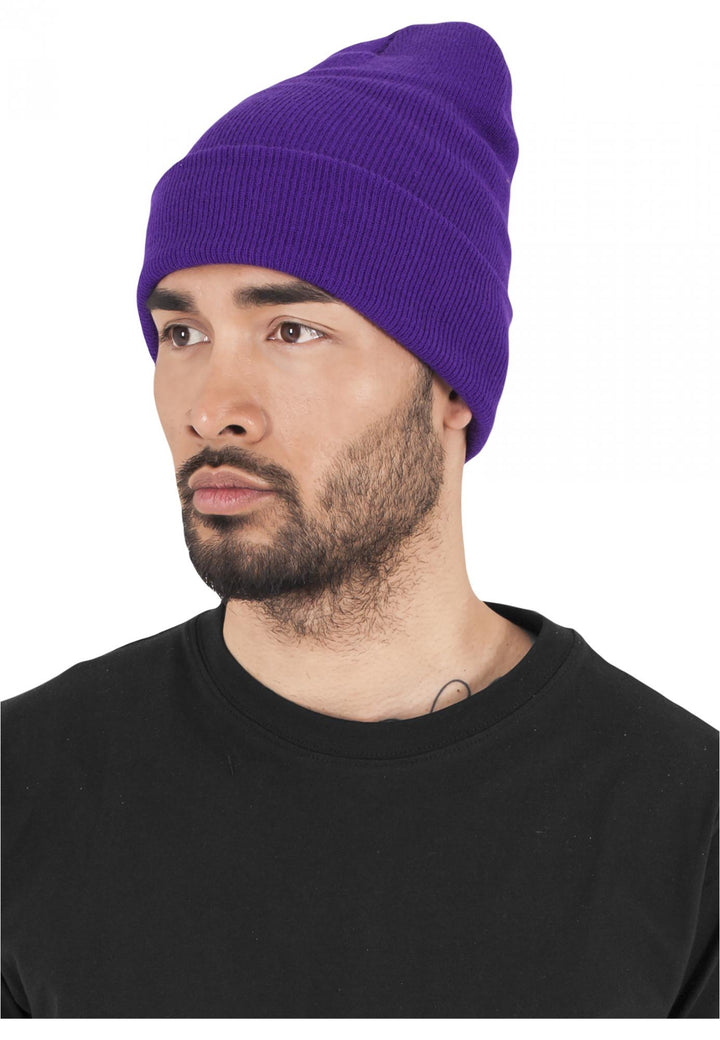 Yupoong heavyweight long beanie purple - Shop-Tetuan