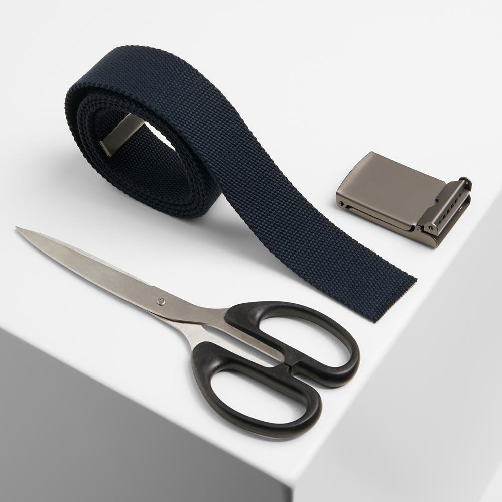 Urban Classics Canvas Belts navy - Shop-Tetuan