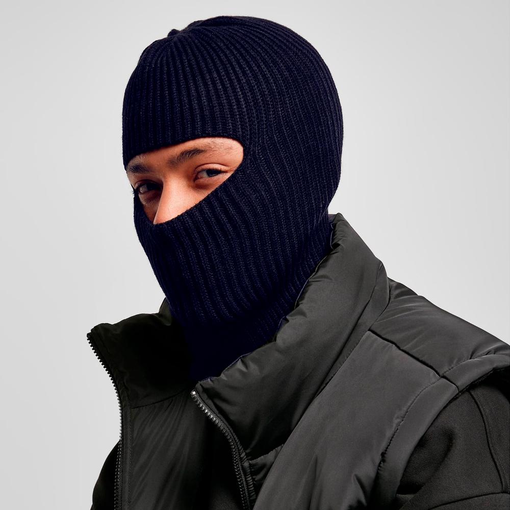 Urban Classics Knitted Balaclava navy - Shop-Tetuan