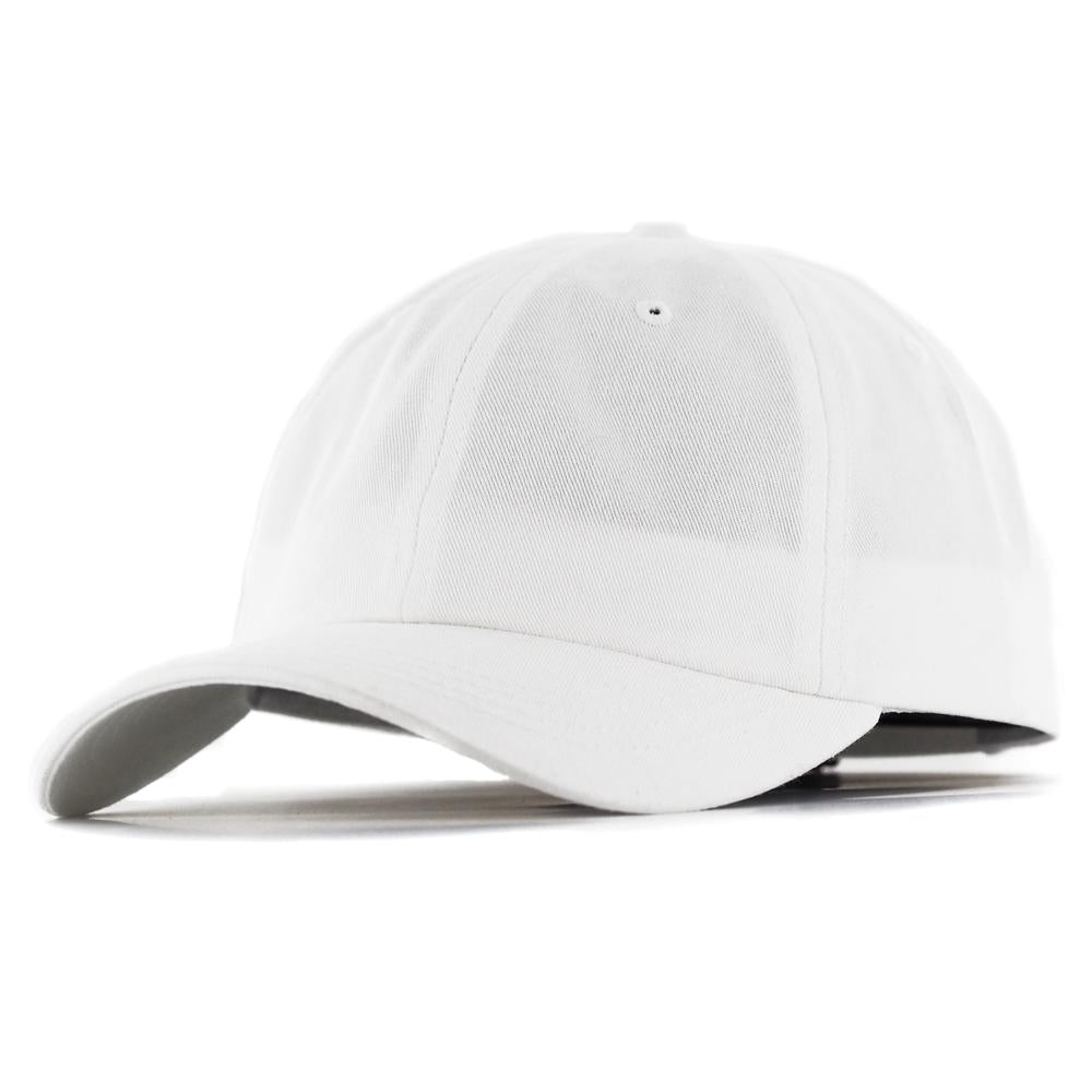 The Classics Yupoong low profile cotton twill cap white - Shop-Tetuan