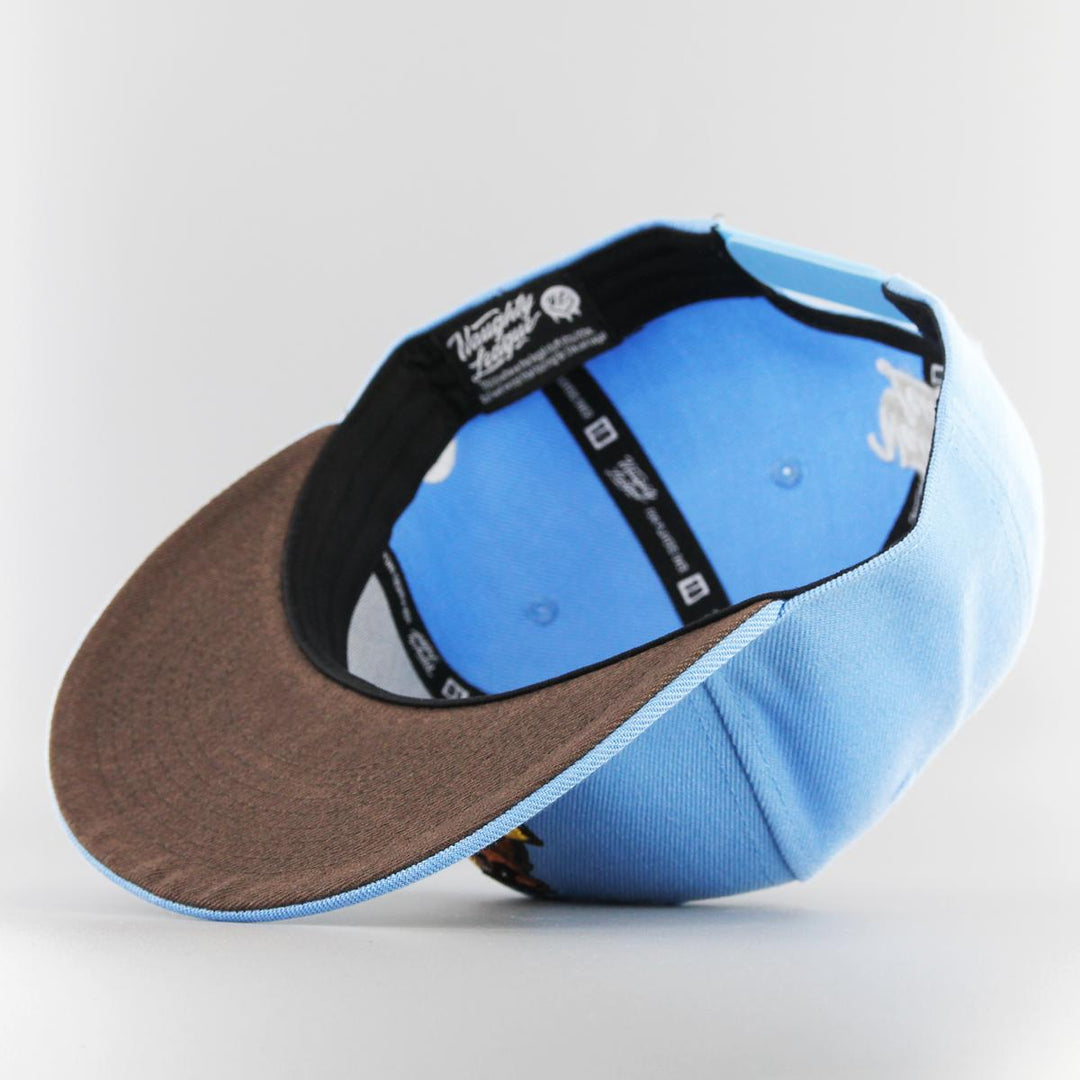 Naughty League Boston Beaver Hunters snapback baby blue - Shop-Tetuan