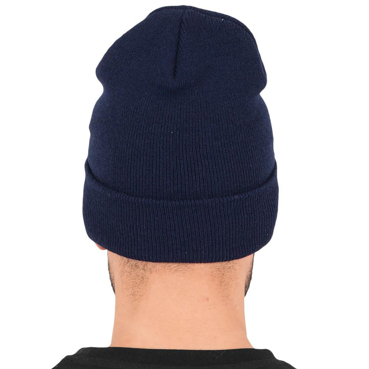 Yupoong heavyweight long beanie navy - Shop-Tetuan