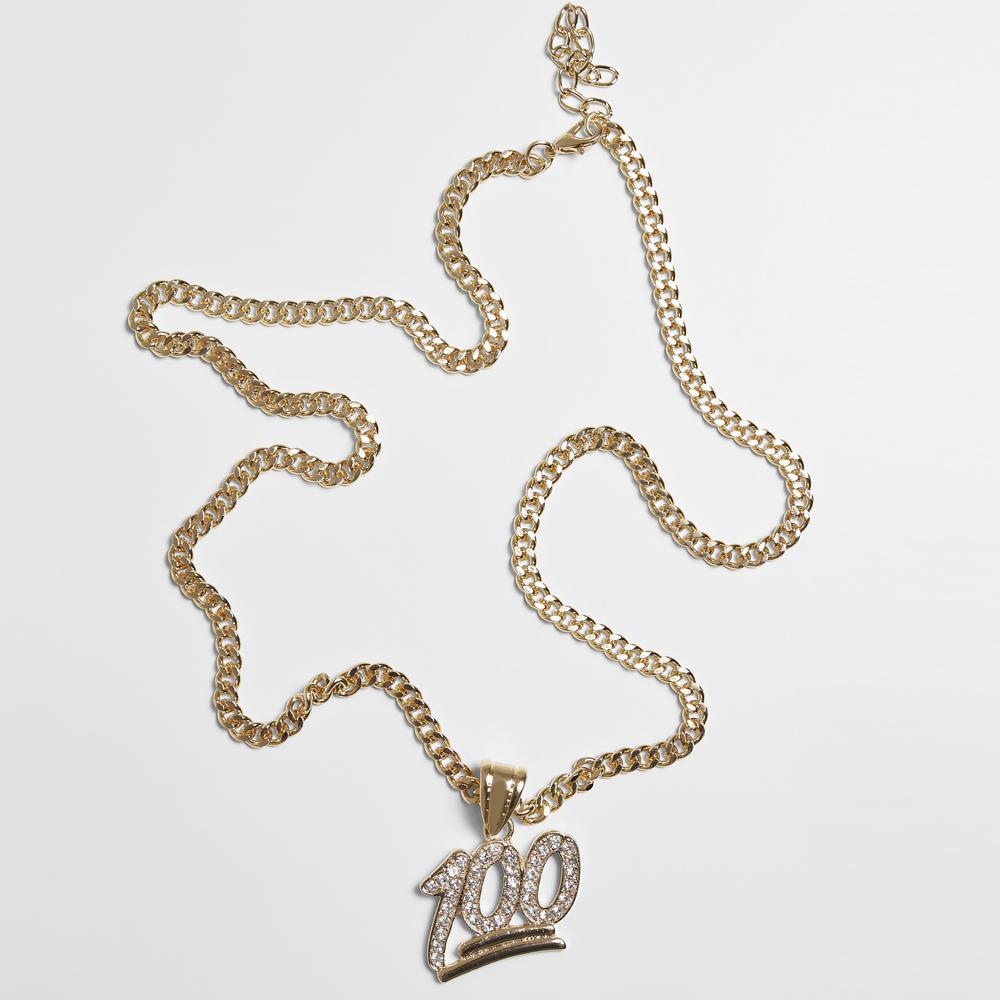 Urban Classics One Hundred Diamond Necklace gold - Shop-Tetuan