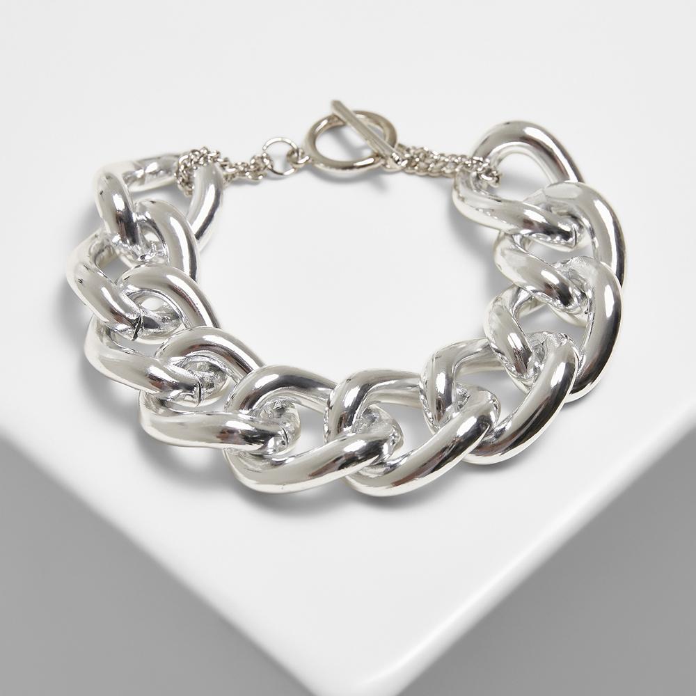 Urban Classics Flashy Chain Bracelet silver - Shop-Tetuan