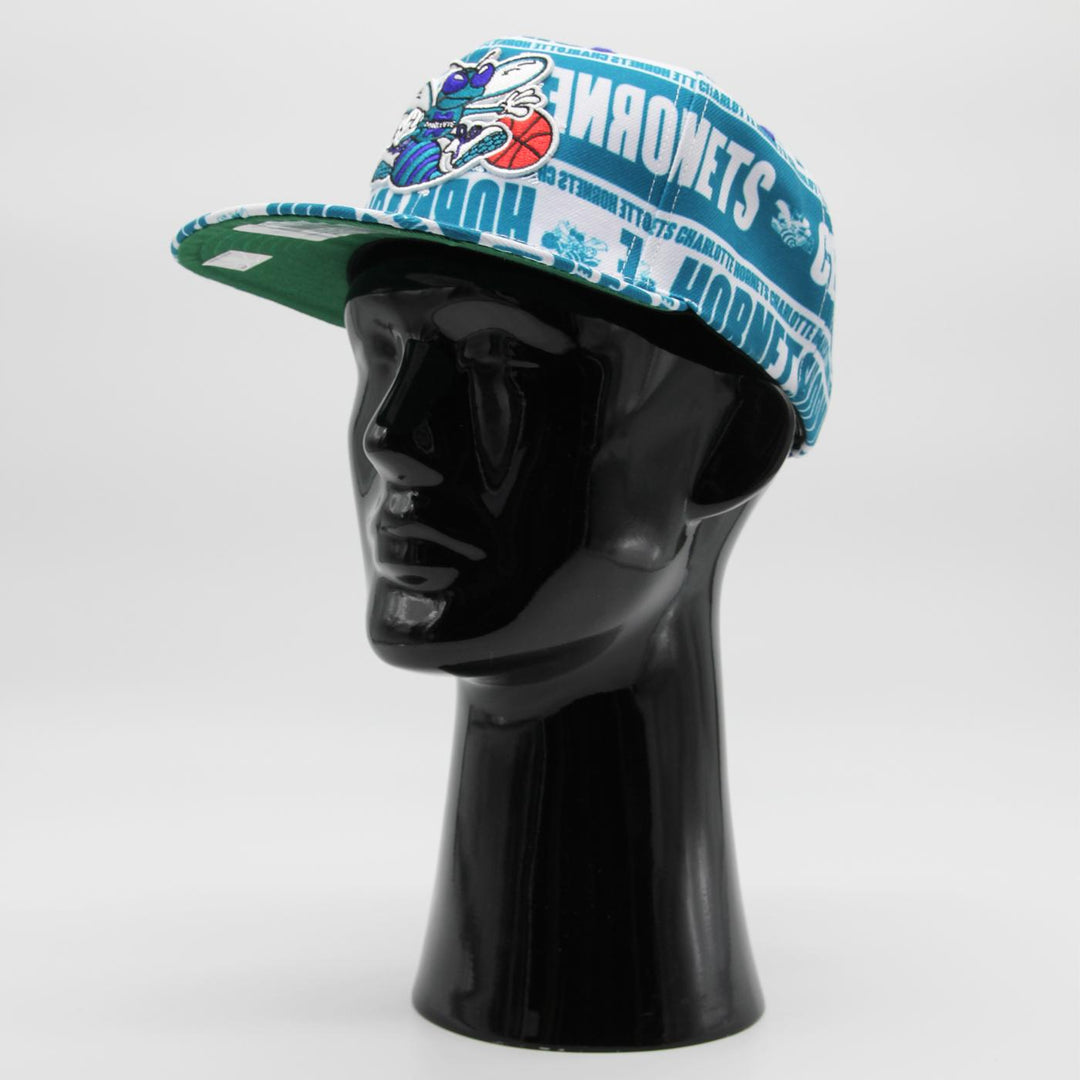 Mitchell & Ness NBA Meat Paper snapback HWC C Hornets teal - Shop-Tetuan