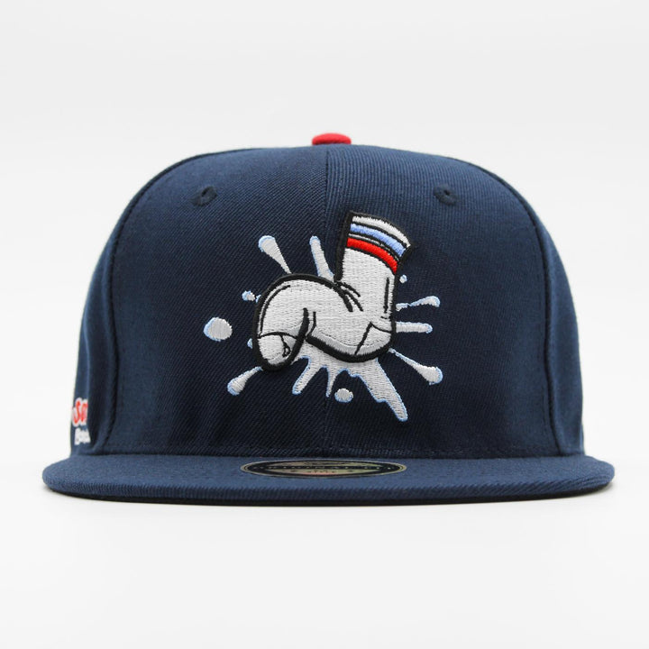 Naughty League Boston Wank Sox Splash Logo snapback navy - Shop-Tetuan