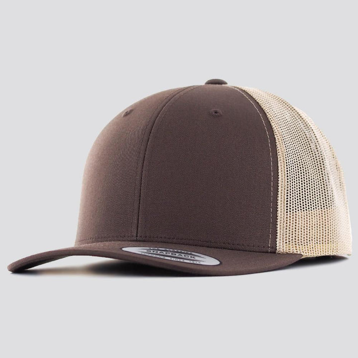 The Classics Yupoong Retro trucker 2-tone cap brn/khaki - Shop-Tetuan