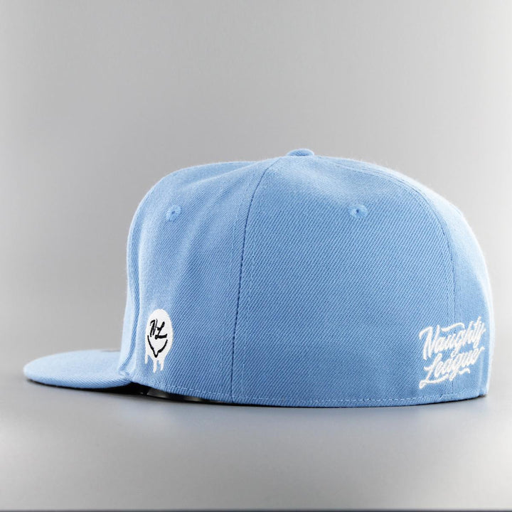 Naughty League Boston Beaver Hunters Fitted baby blue - Shop-Tetuan