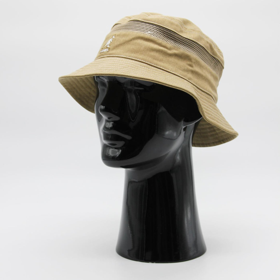 Kangol Distressed Cotton Mesh bucket oat - Shop-Tetuan