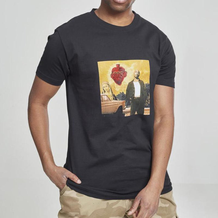 Mister Tupac Sacred Heart tee black - Shop-Tetuan