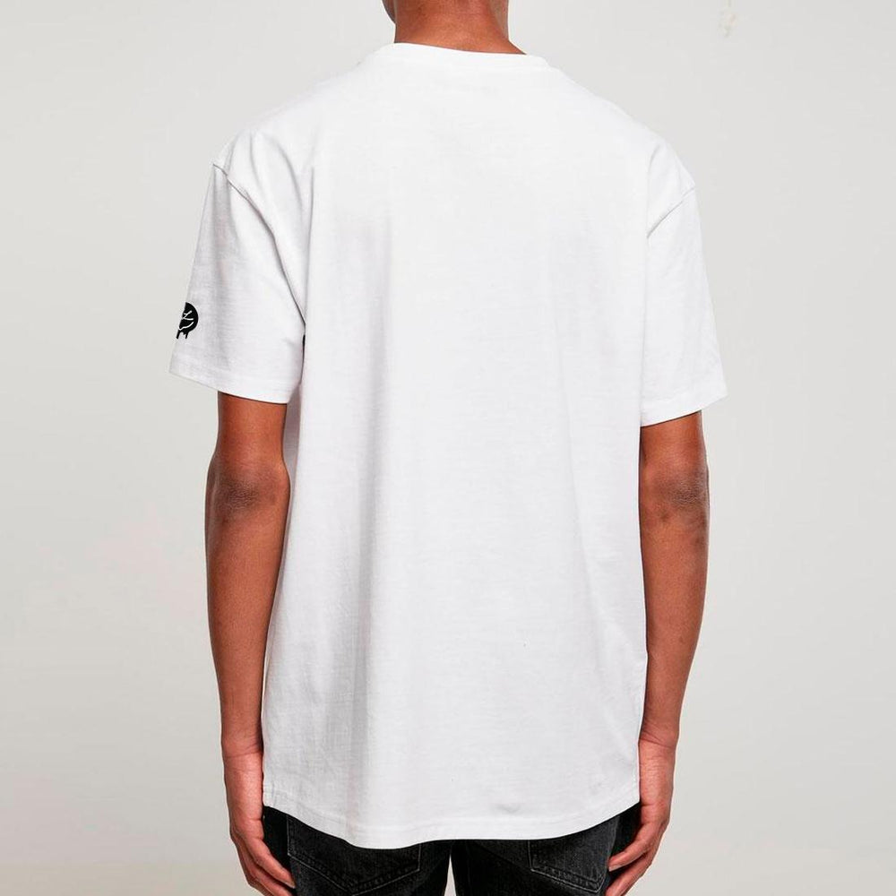 Naughty League Branded Logo tee white - Shop-Tetuan